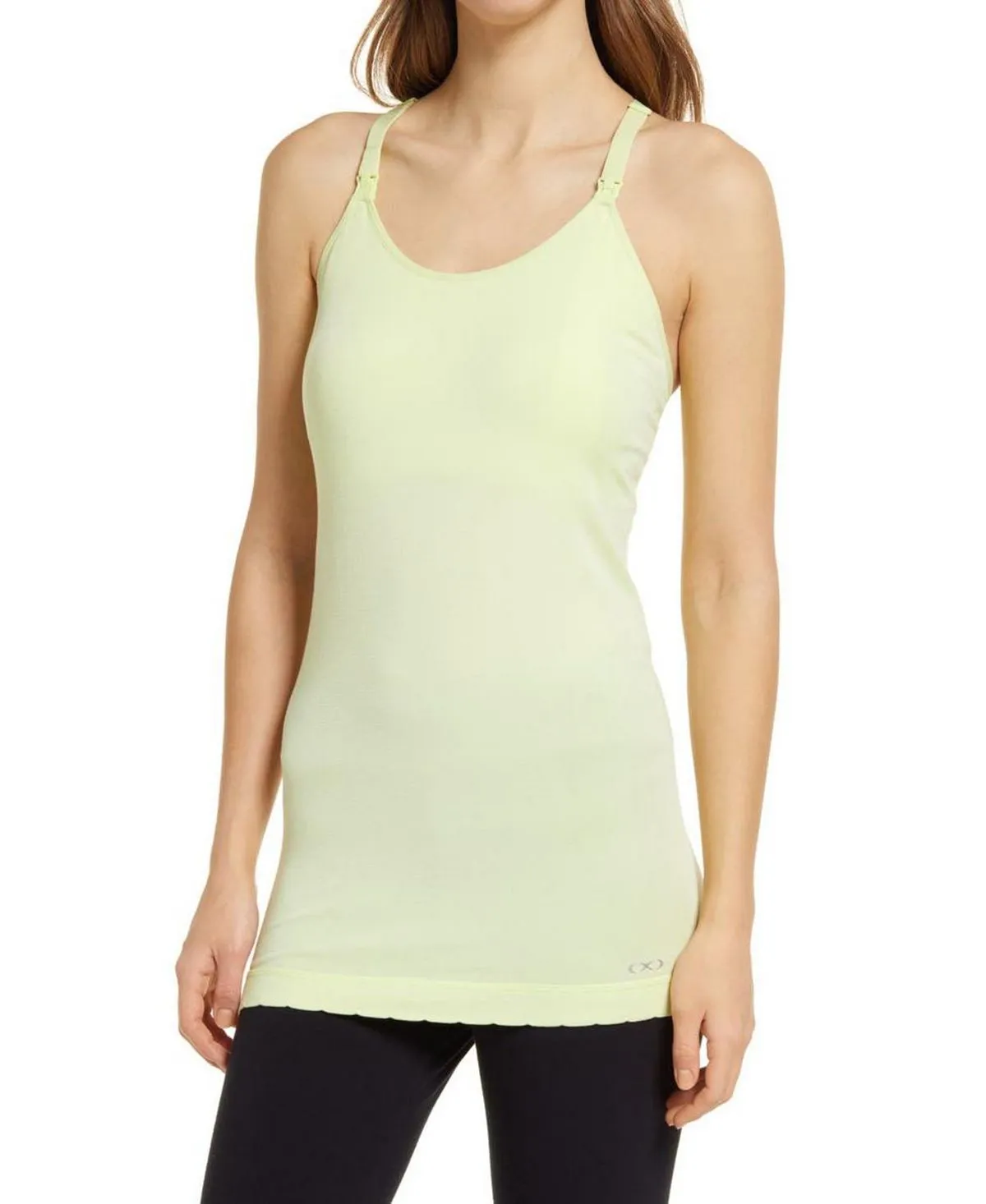 Ava - Modern Eternity Maternity Maternity & Nursing Tank with Racing Back