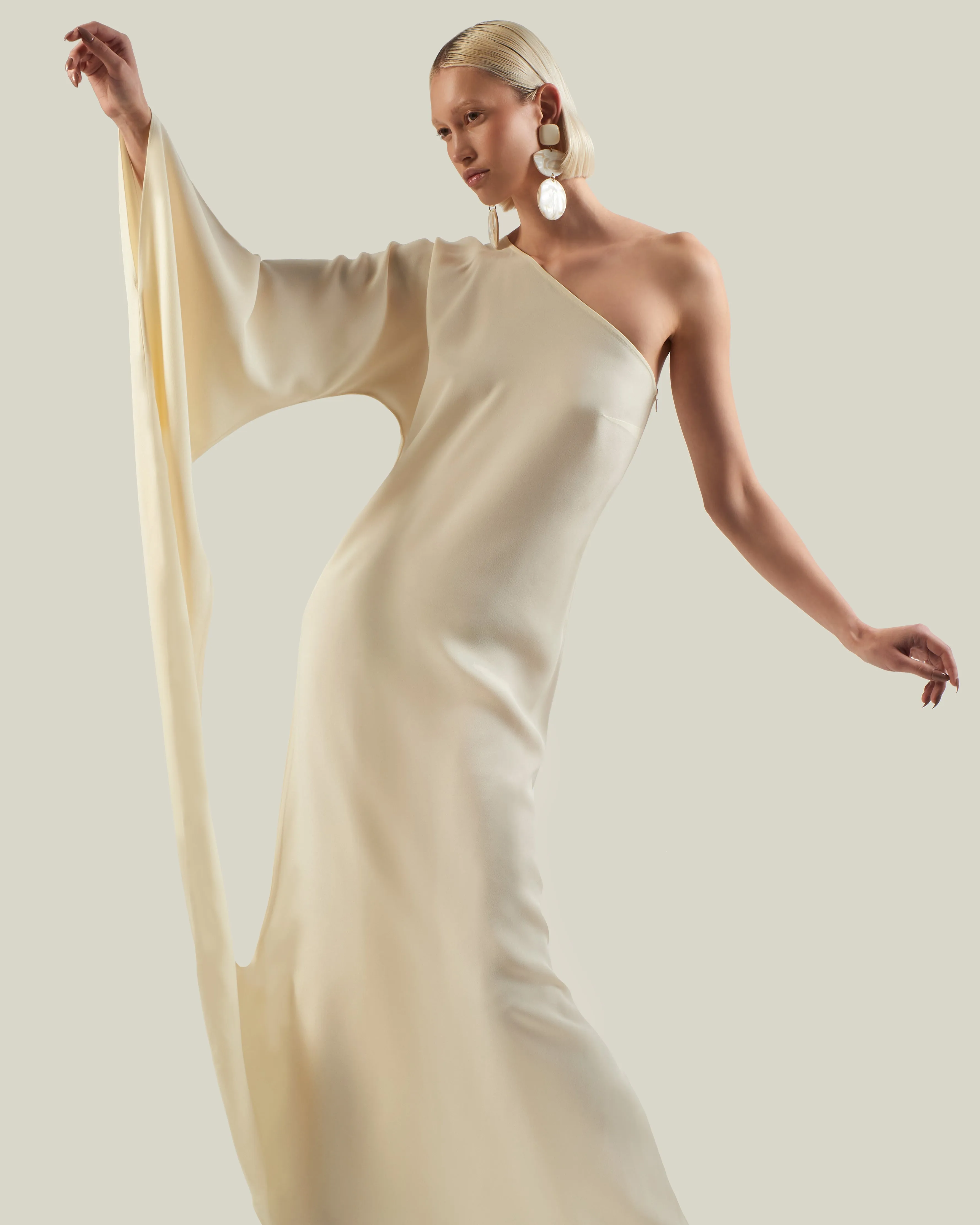 Balear Dress in Ivory