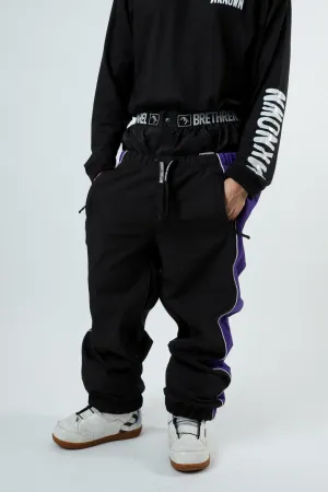 Baseline Trackpants - Maxim Violet and Black