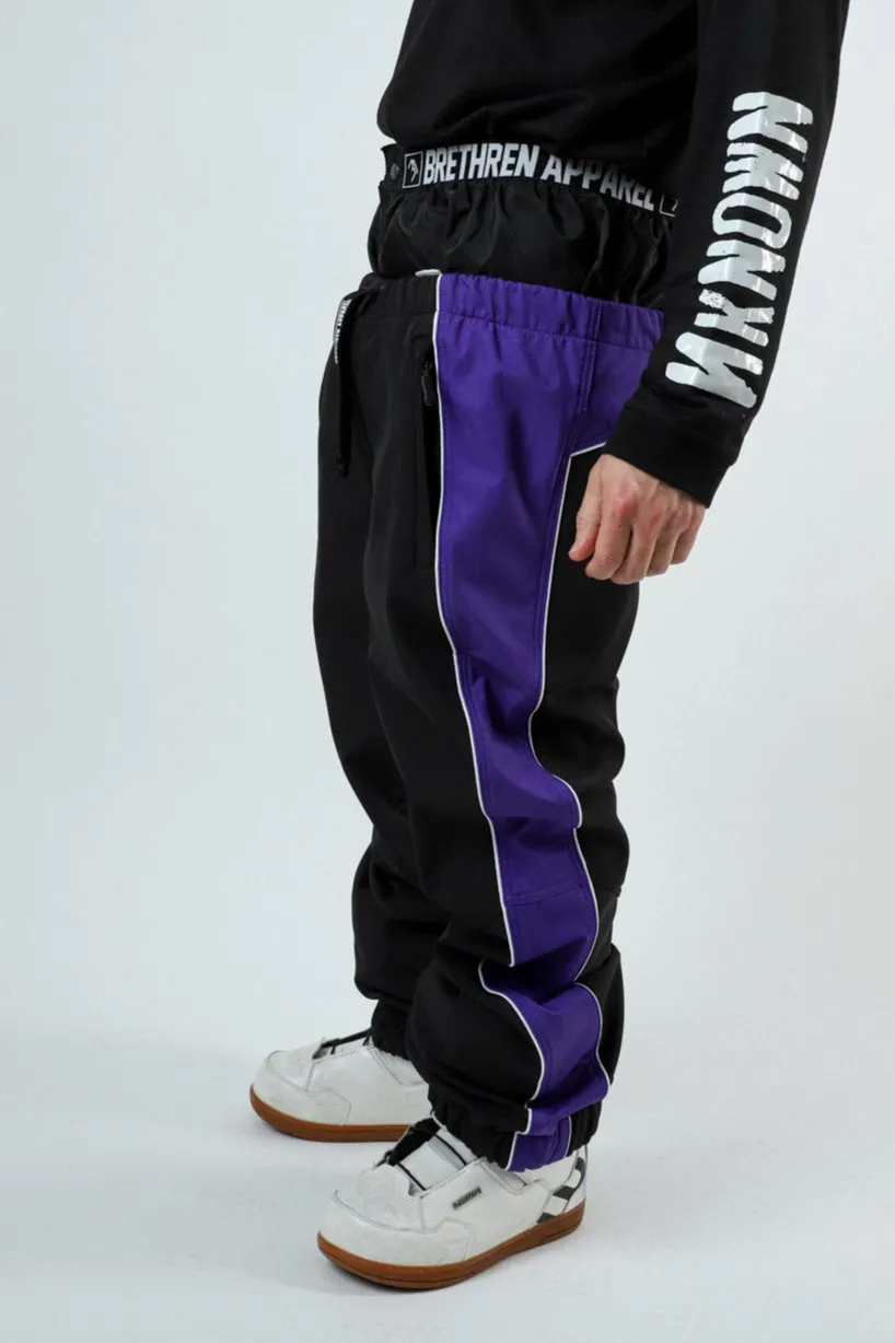 Baseline Trackpants - Maxim Violet and Black