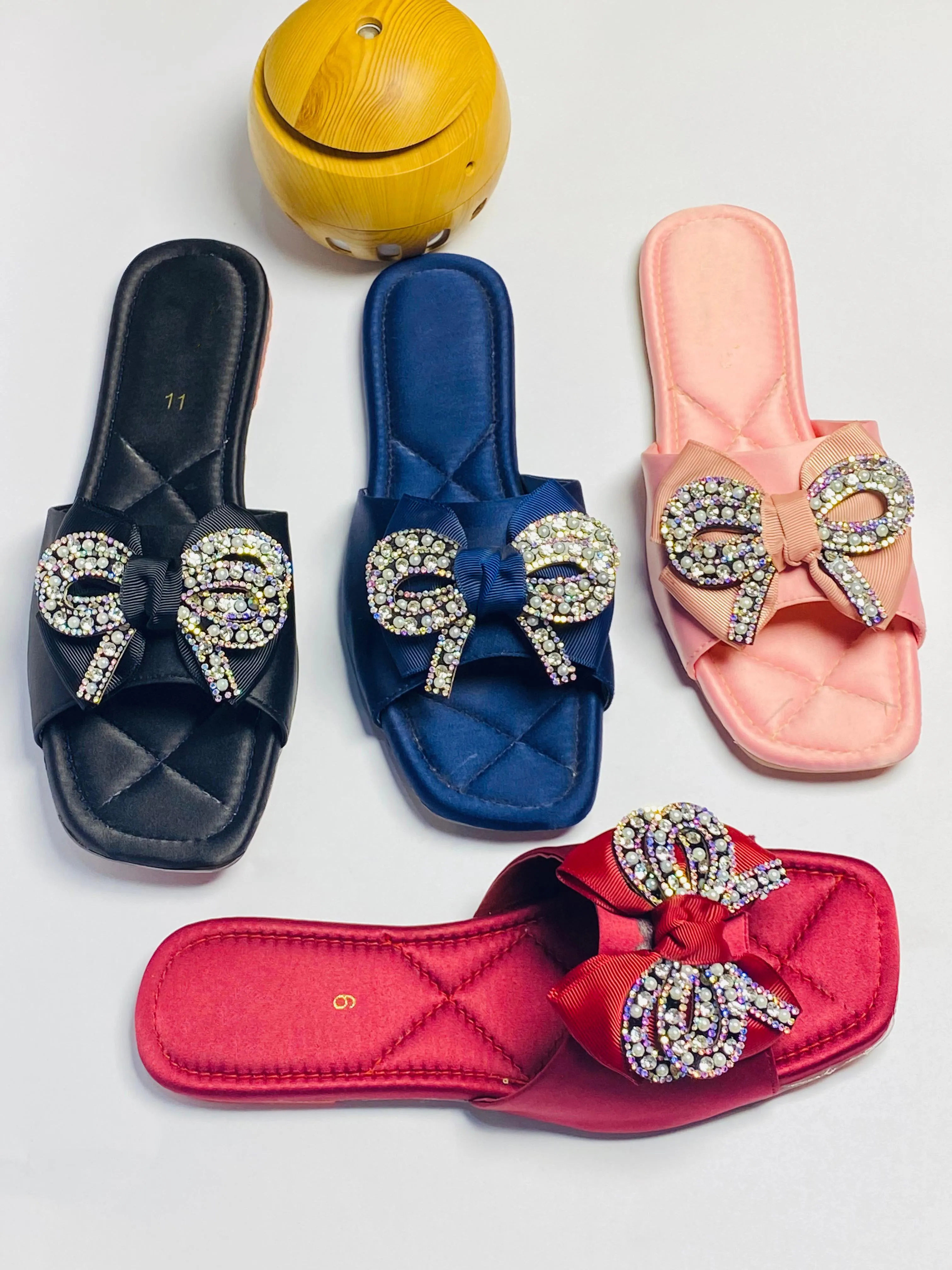 Beautiful Butterfly Flat Sliders - Available in 4 colours