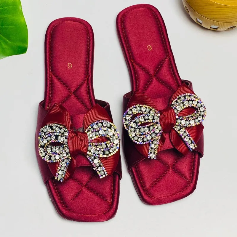 Beautiful Butterfly Flat Sliders - Available in 4 colours