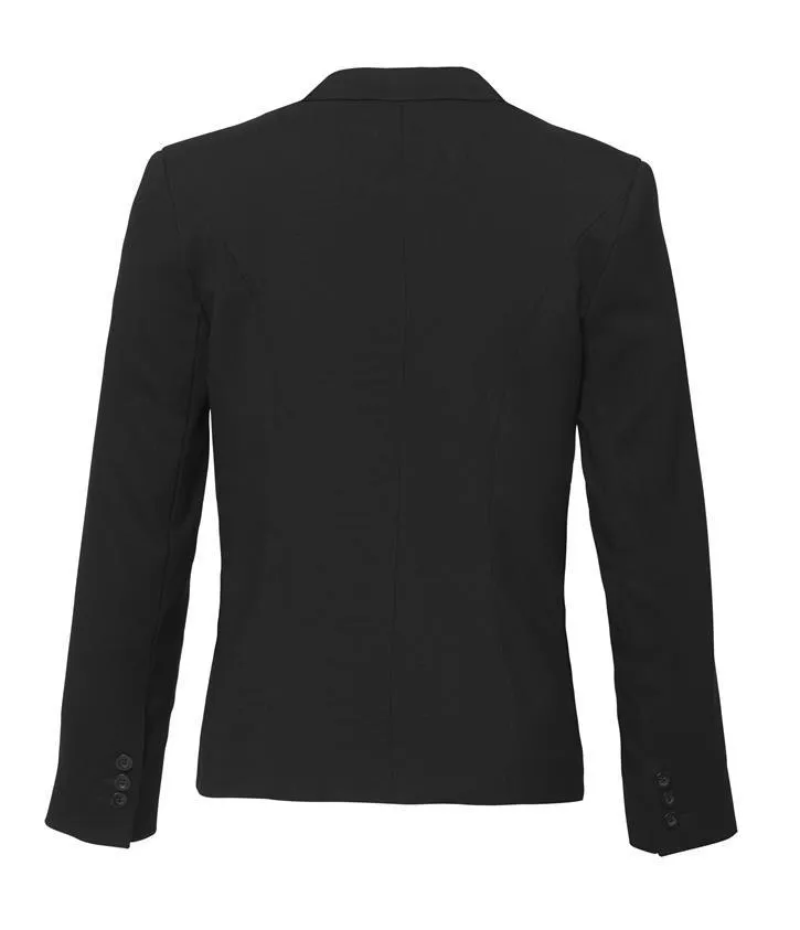 Biz Corporates Womens Cool Stretch Short Jacket with Reverse Lapel (60113)