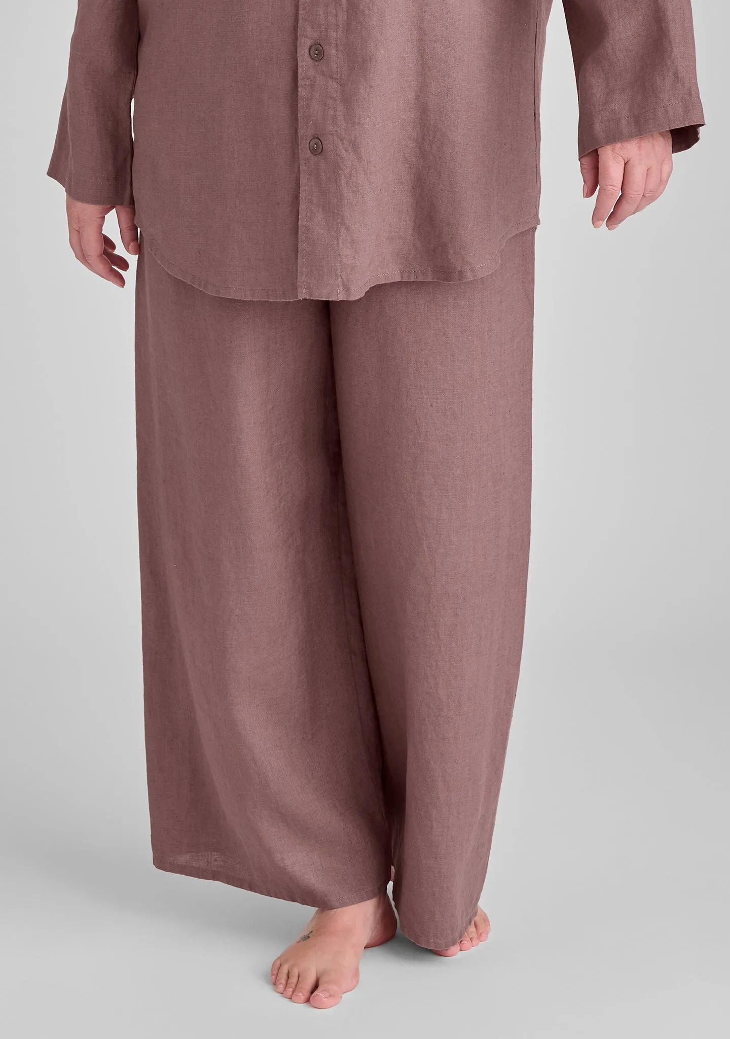 Boxd Down - Full Length Linen Pants