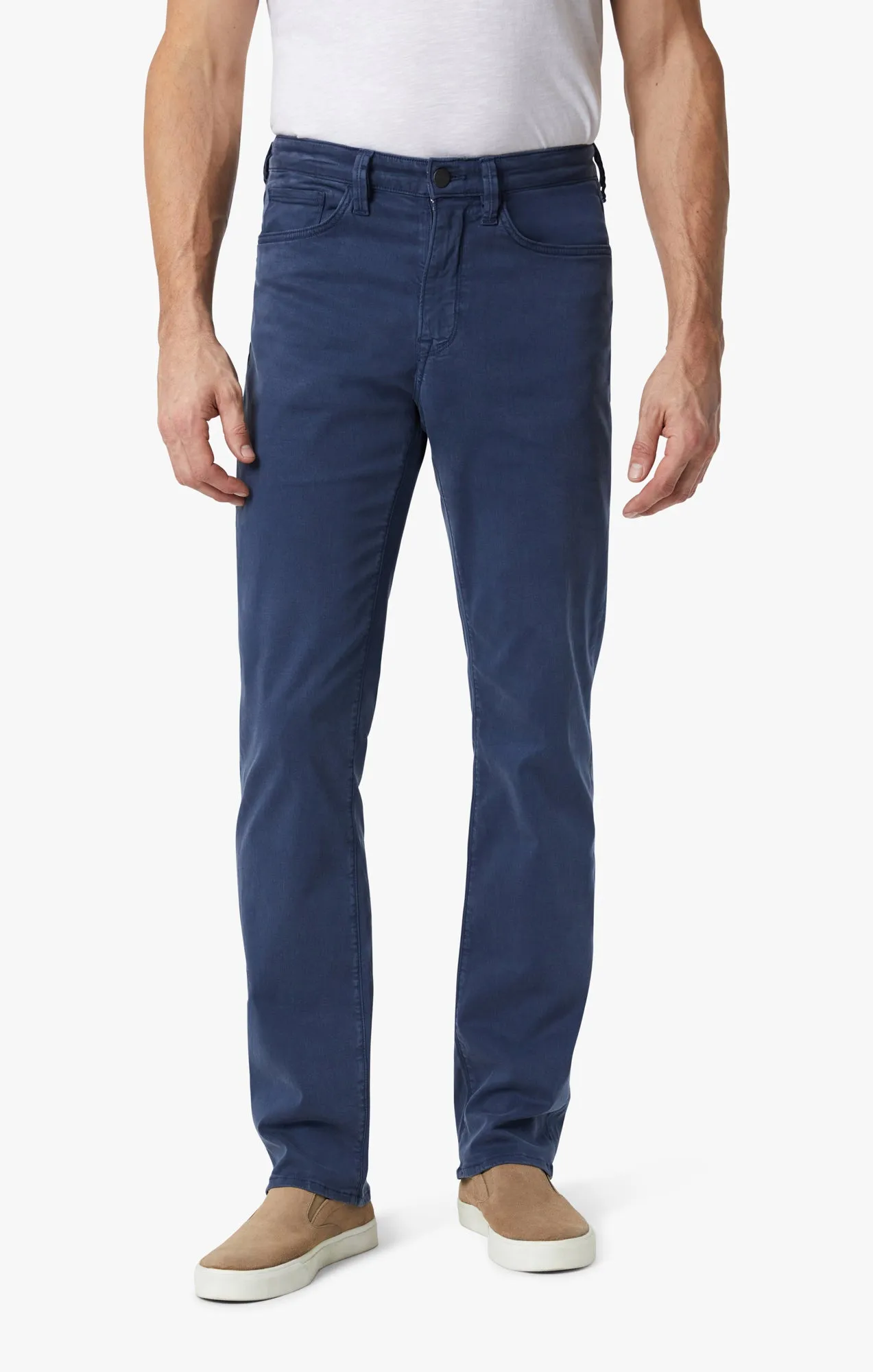 Charisma Relaxed Straight Leg Pants In Dark Denim Twill