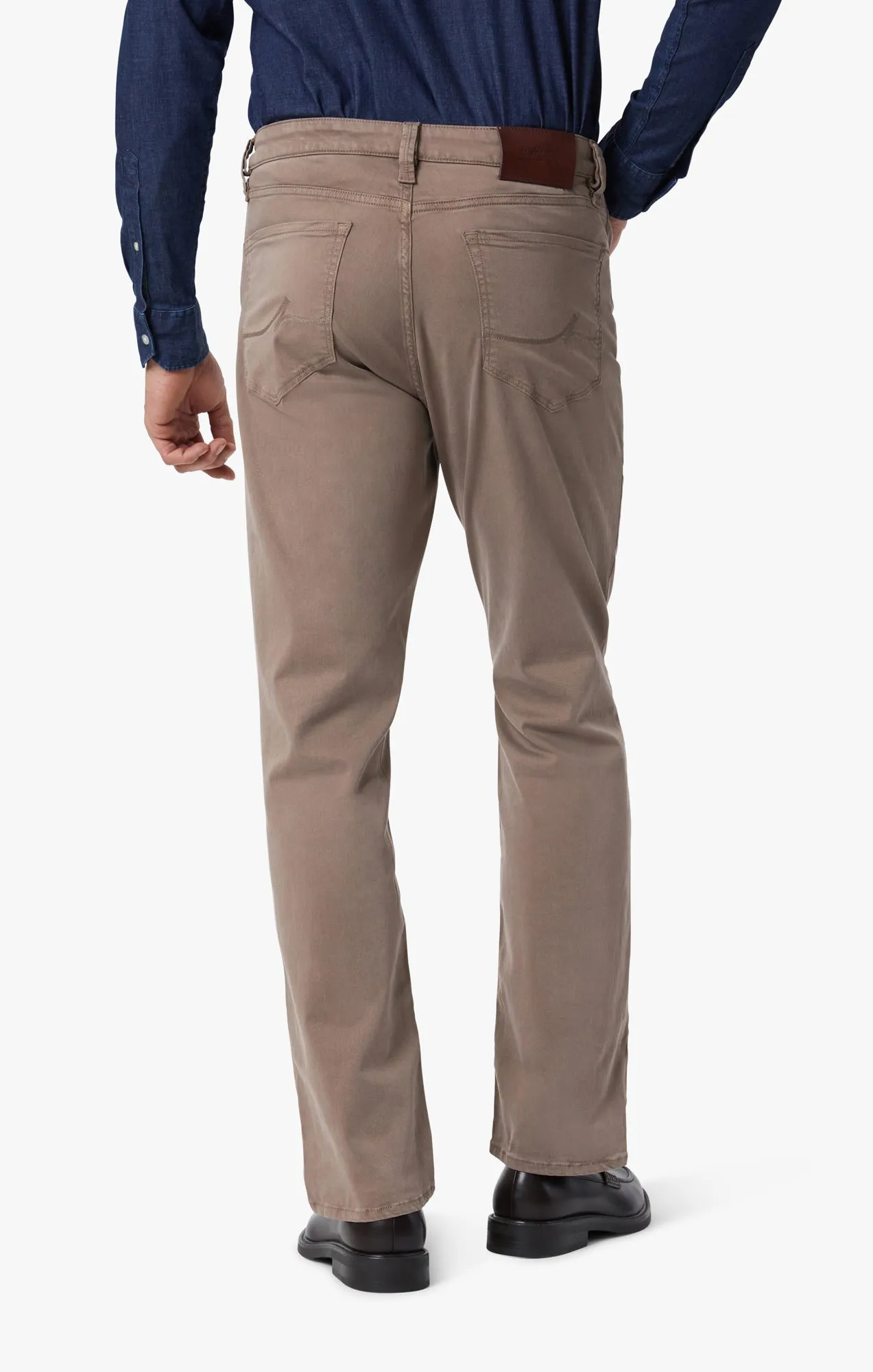 Charisma Relaxed Straight Leg Pants In Walnut Twill