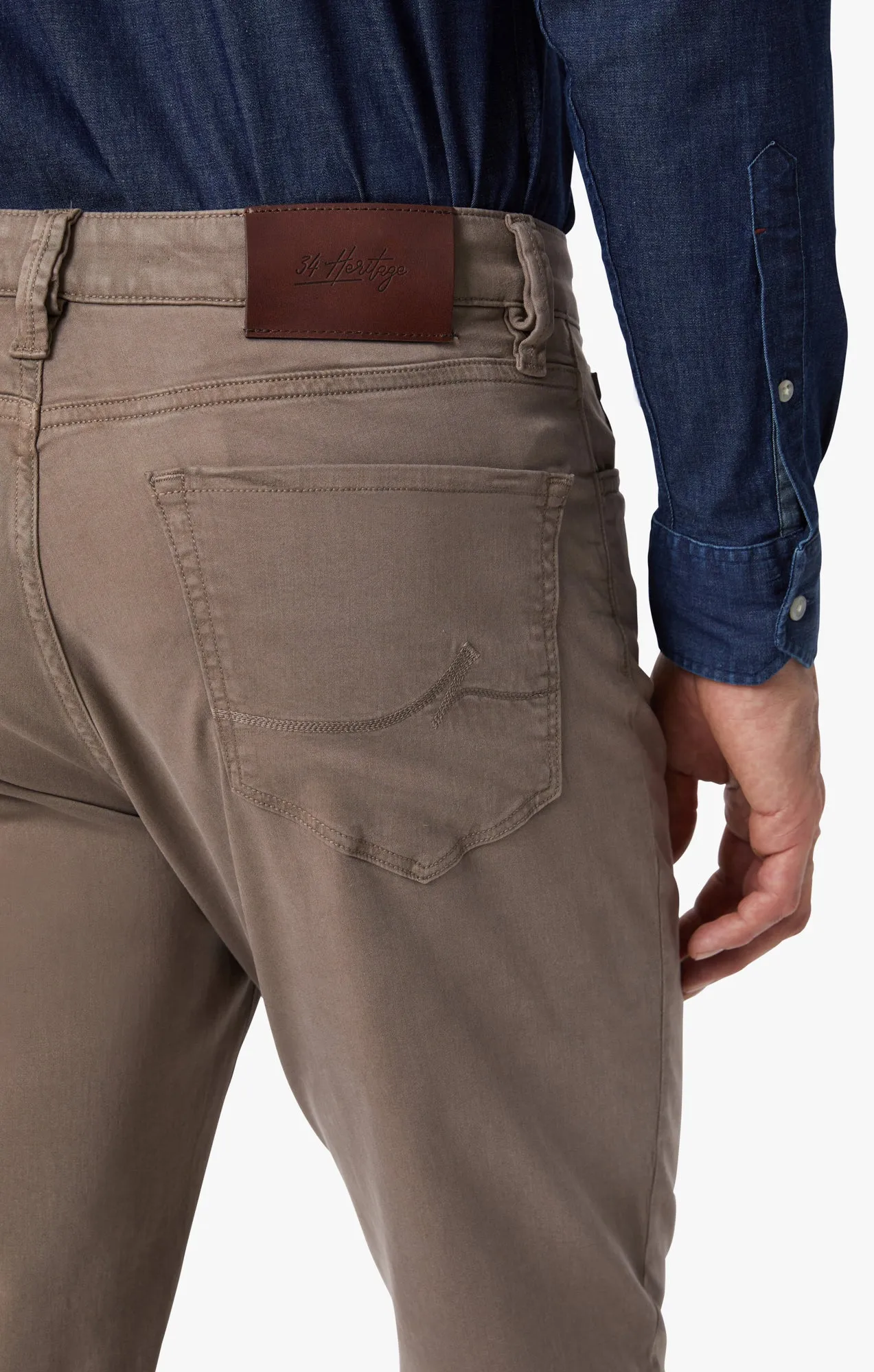 Charisma Relaxed Straight Leg Pants In Walnut Twill