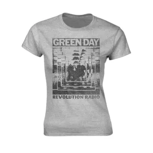 CLEARANCE - T-Shirt - Green Day - Power Shot - Grey - Lady