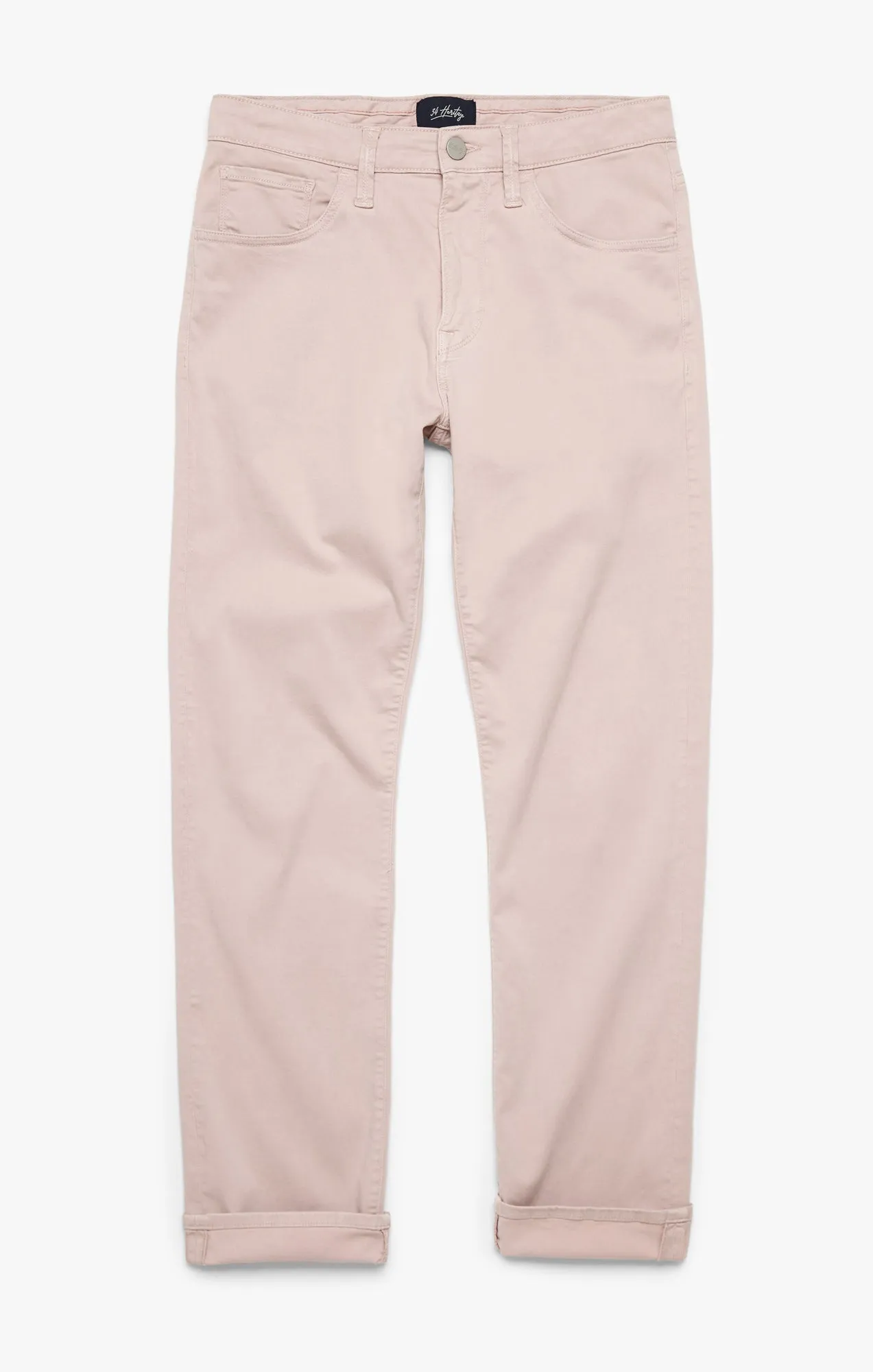 Cool Tapered Leg Pants In Blushed Twill