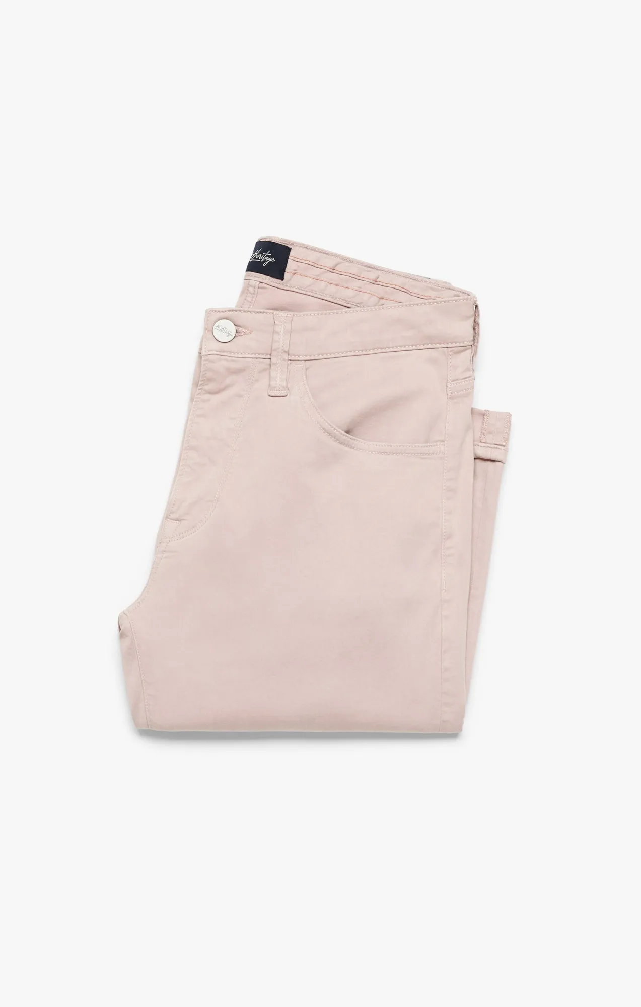 Cool Tapered Leg Pants In Blushed Twill