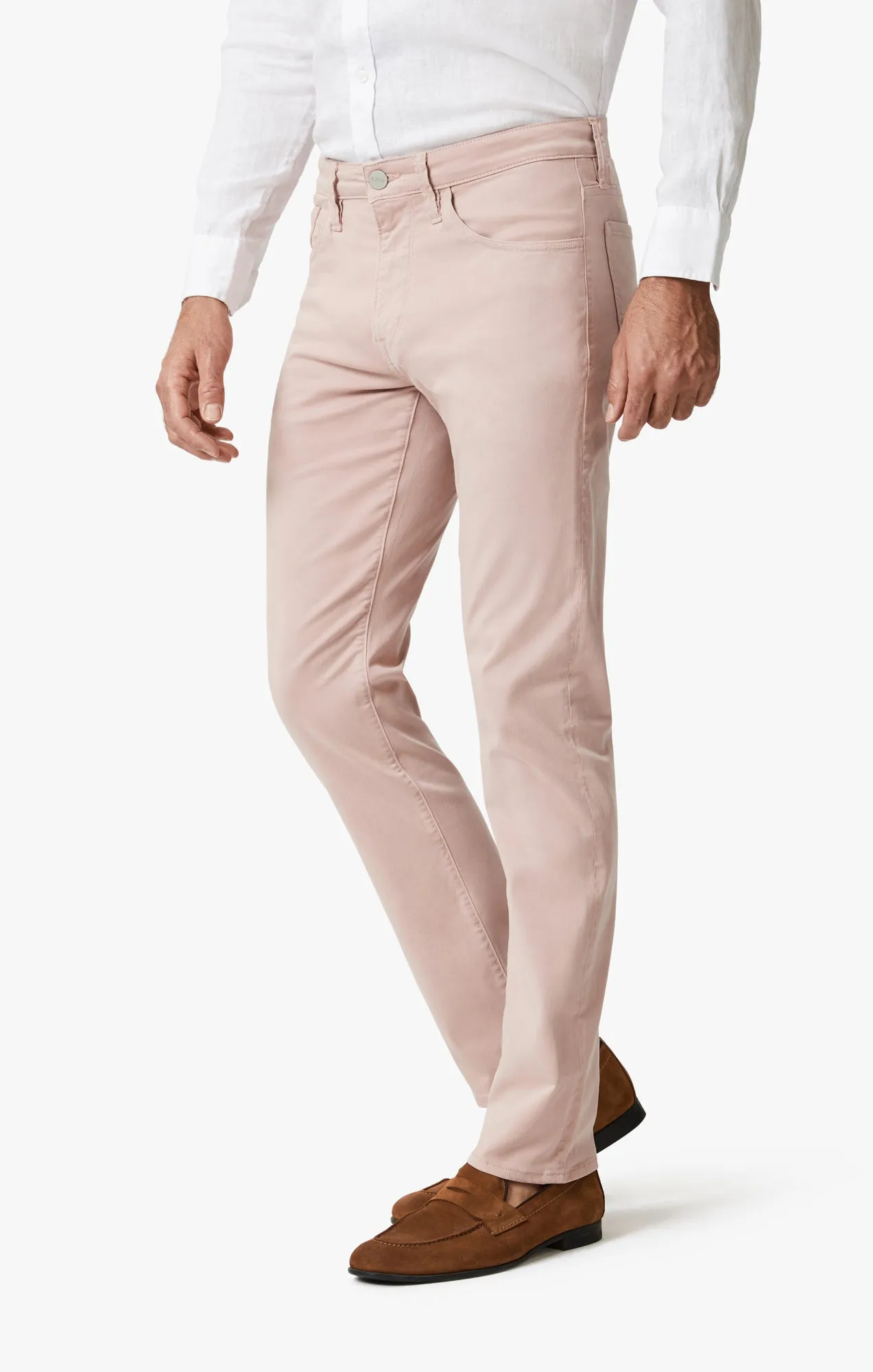 Courage Straight Leg Pants In Blushed Twill