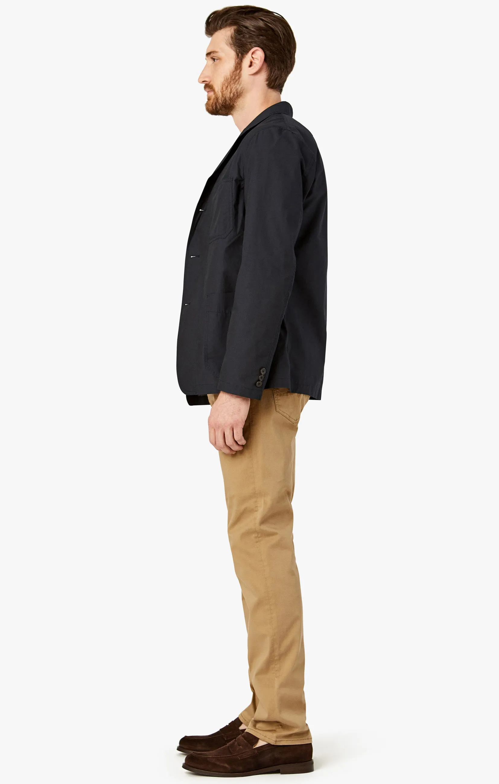 Courage Straight Leg Pants In Khaki Twill