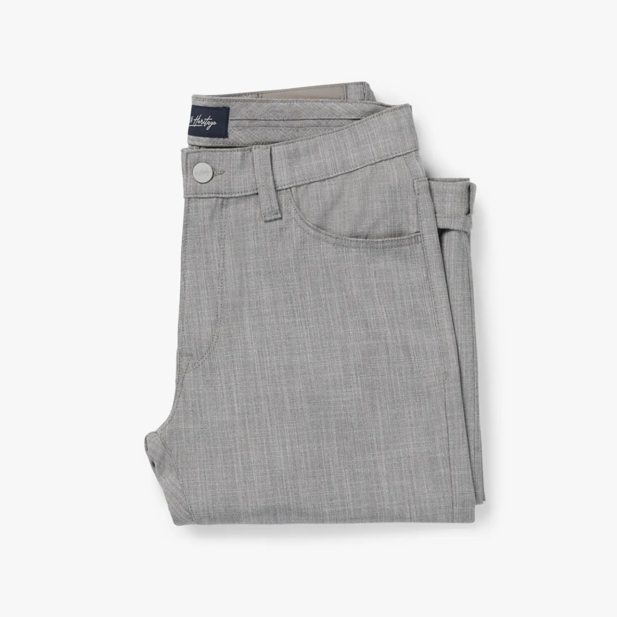 Courage Straight Leg Pants In Magnet Cross Twill