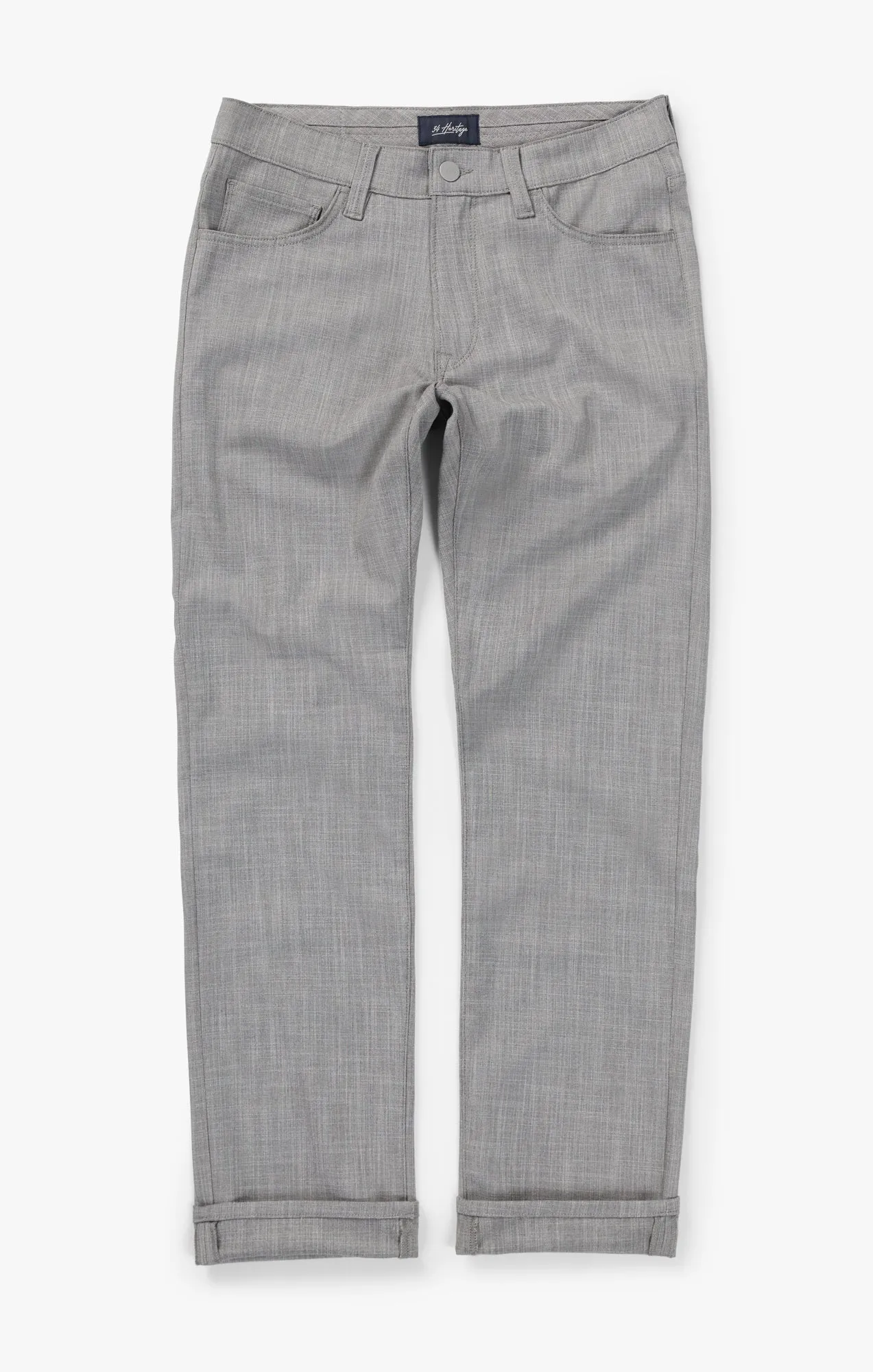 Courage Straight Leg Pants In Magnet Cross Twill