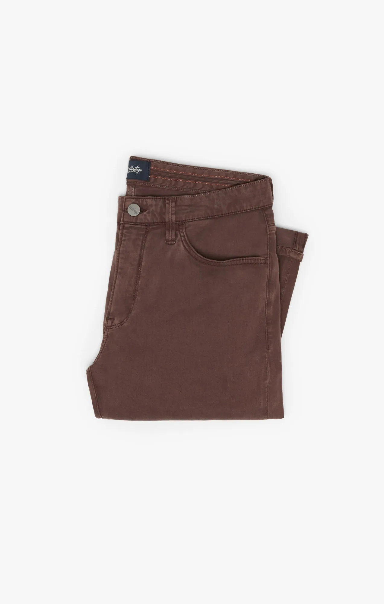 Courage Straight Leg Pants in Mahogany Twill