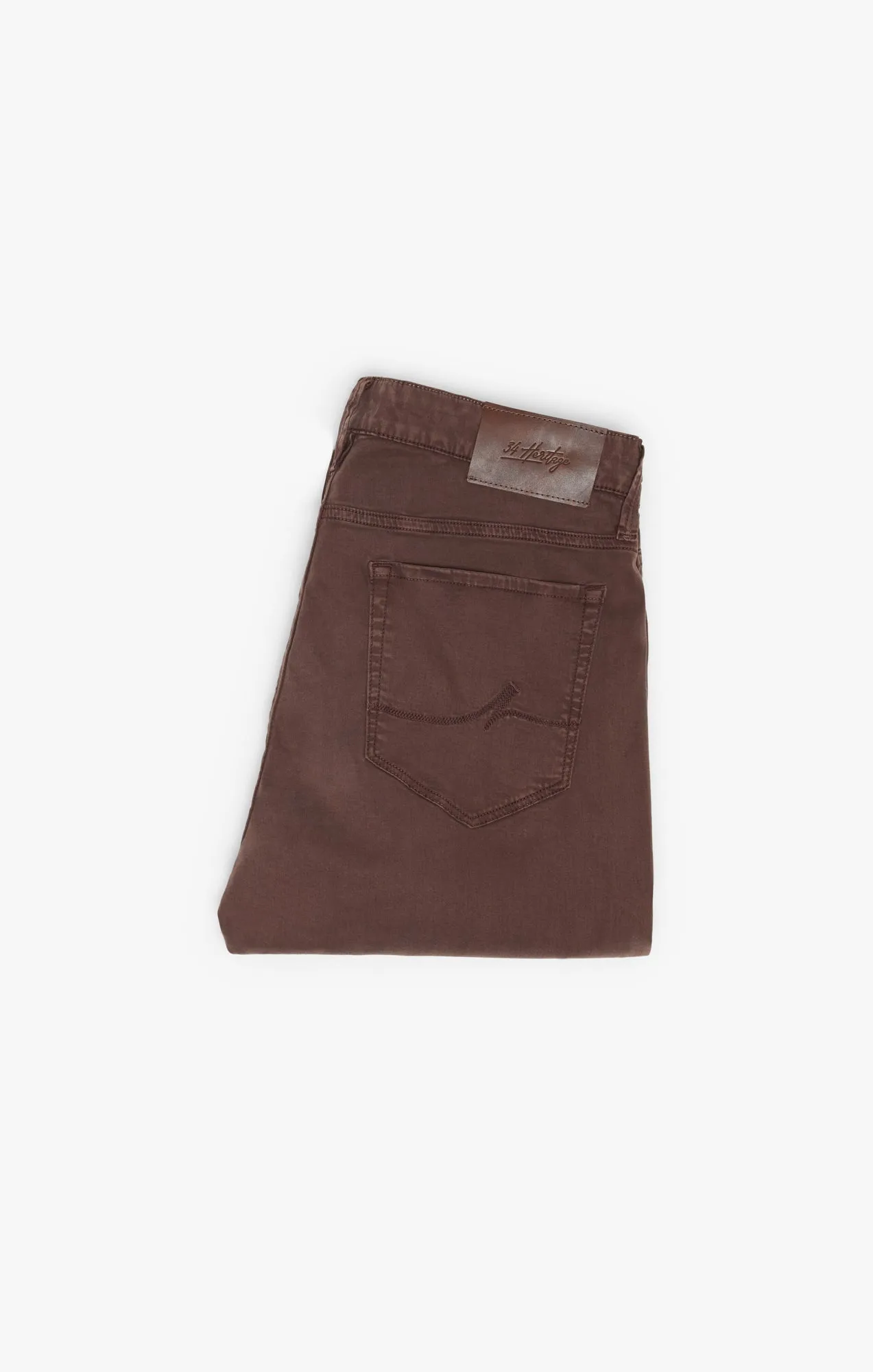 Courage Straight Leg Pants in Mahogany Twill