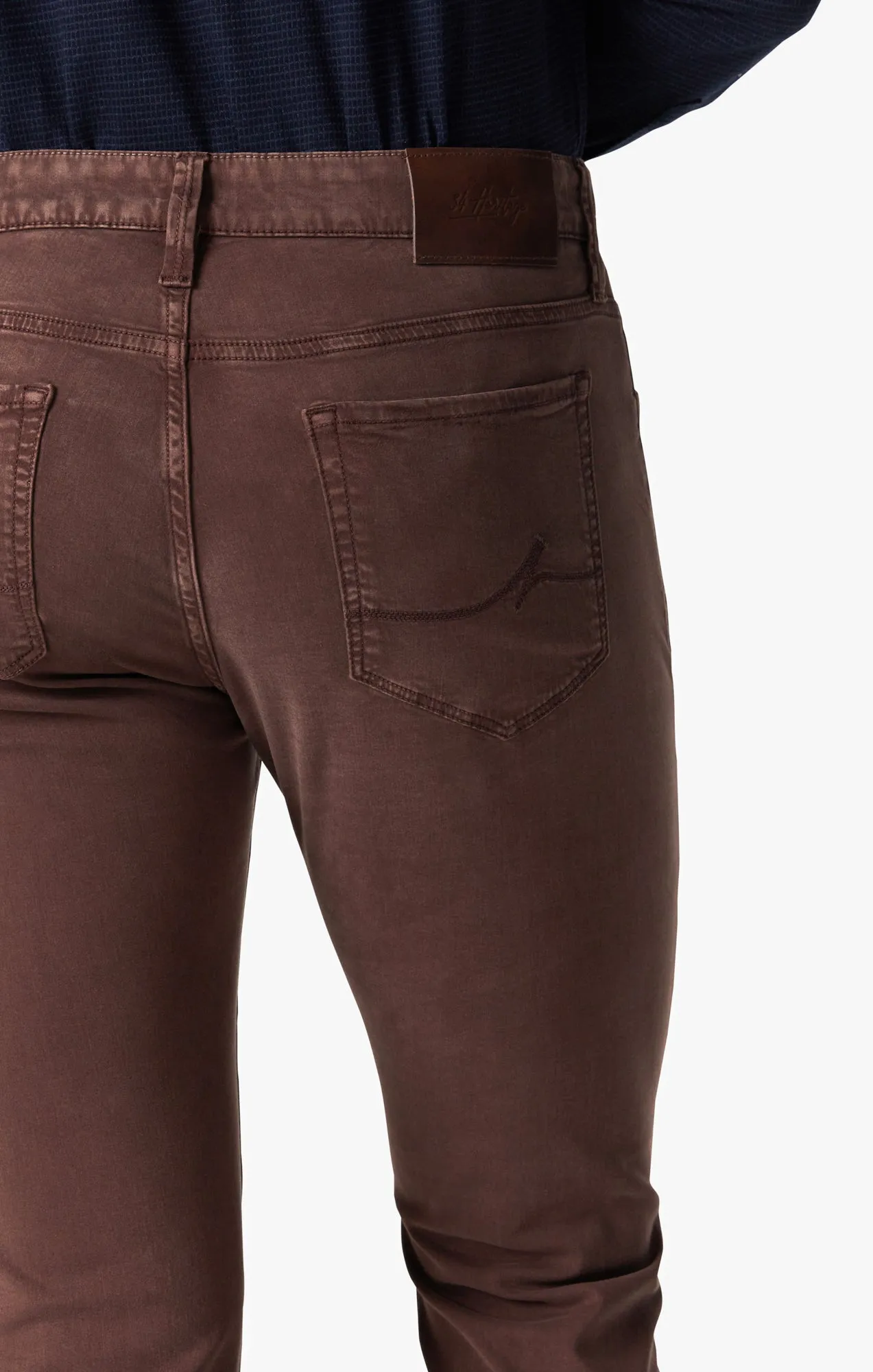 Courage Straight Leg Pants in Mahogany Twill