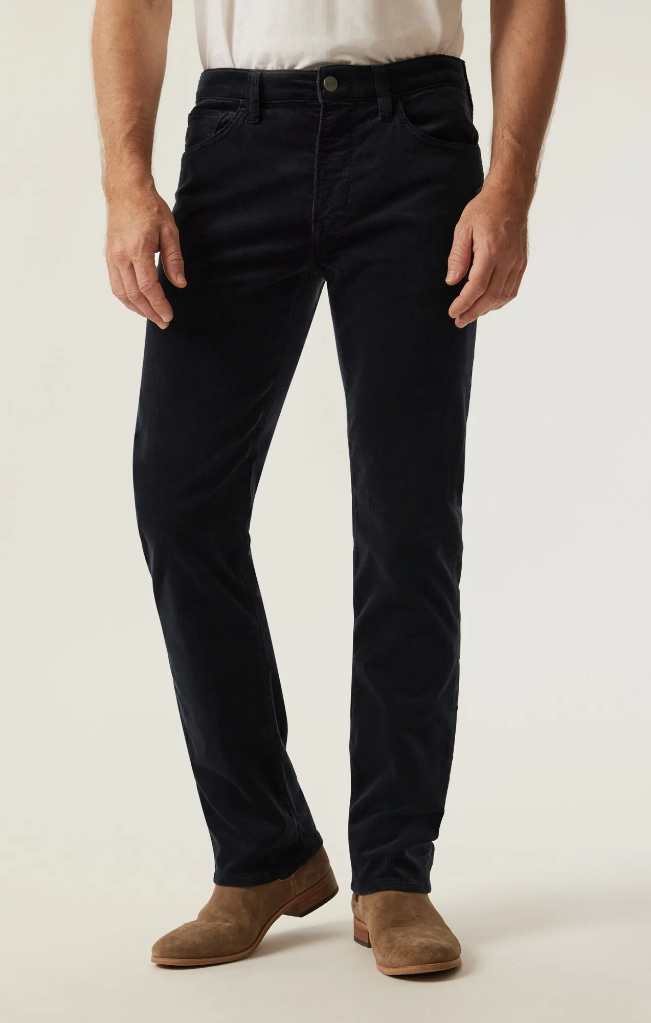 Courage Straight Leg Pants in Navy Cord