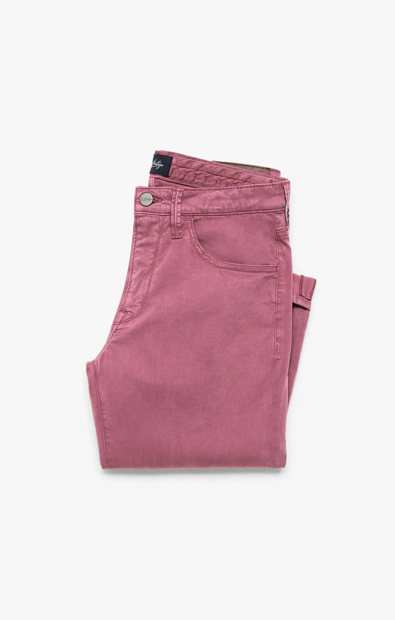 Courage Straight Leg Pants In Rosewood Twill