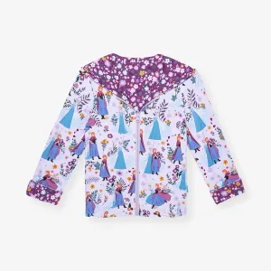 Disney Frozen Sisters & Sisters Floral Reversible Long Sleeve Jacket