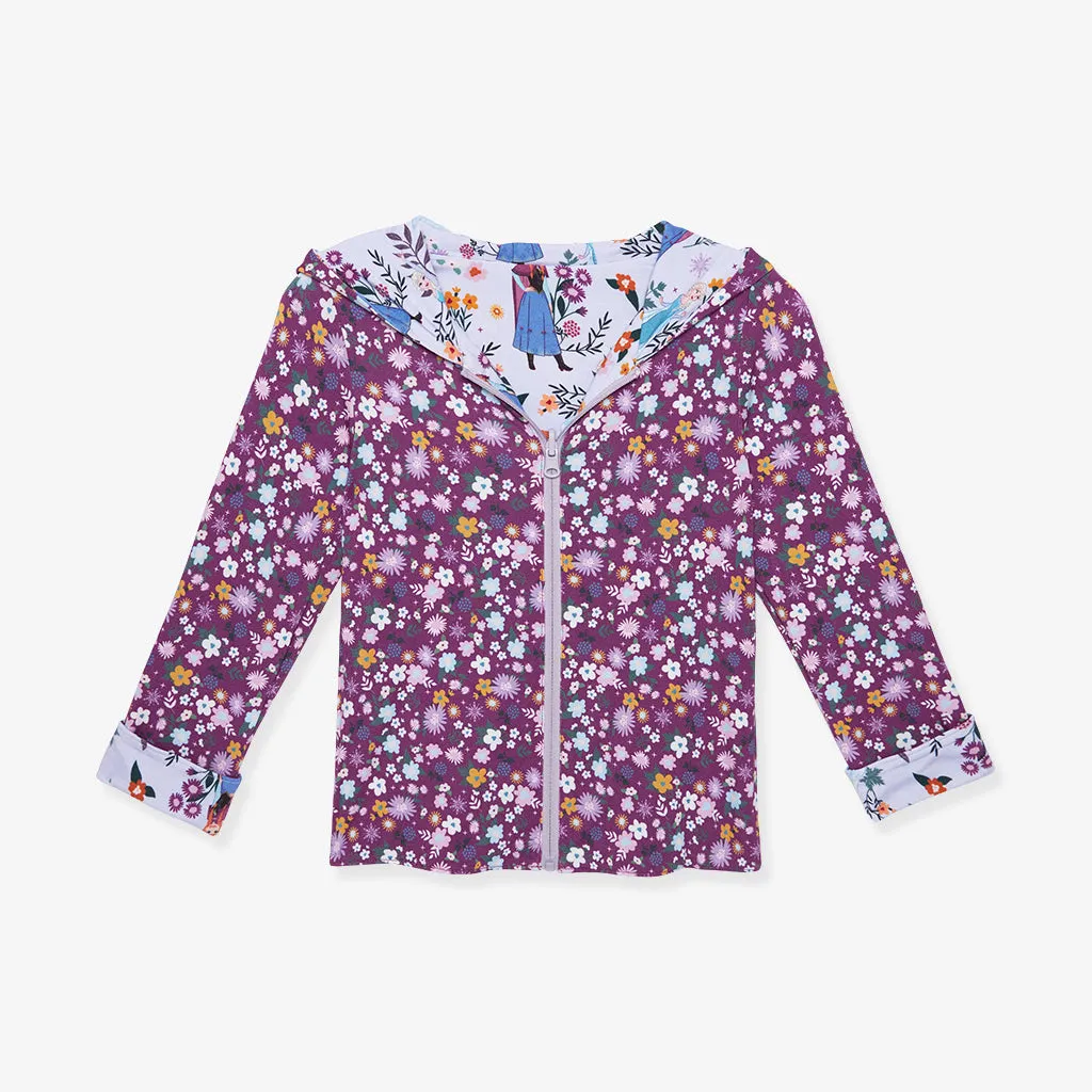 Disney Frozen Sisters & Sisters Floral Reversible Long Sleeve Jacket