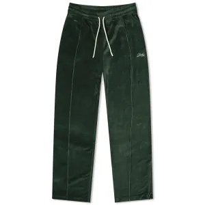 Drôle De Monsieur Pants Presented By End. Embroidered Velvet Fleece, green