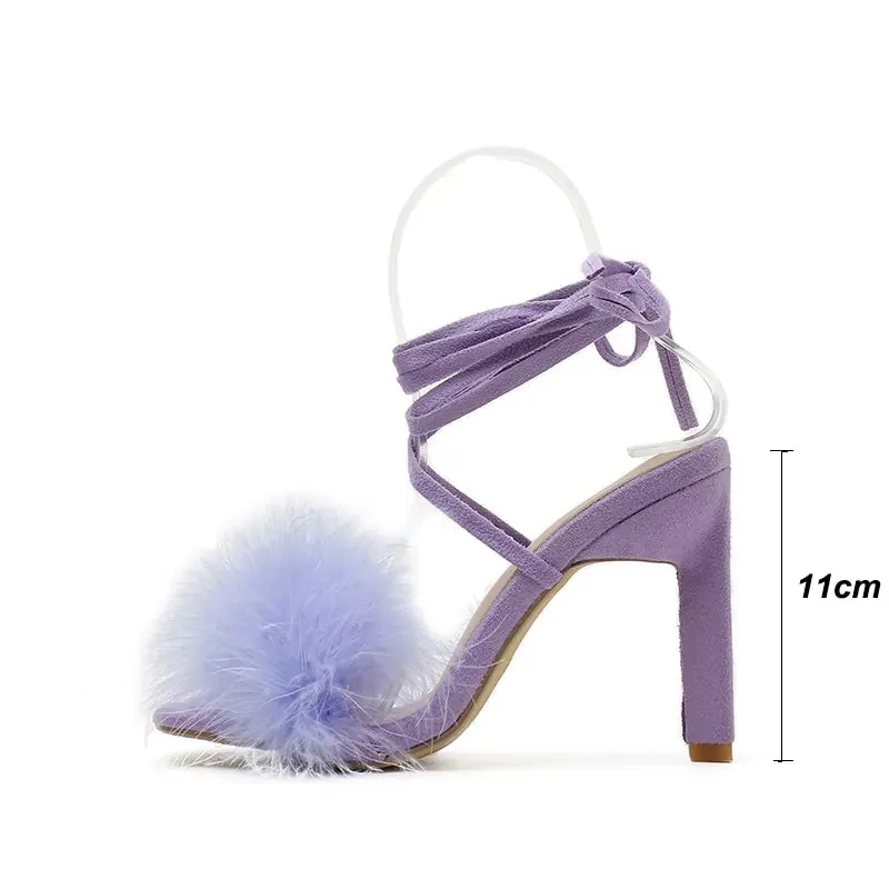 Feather Women High Heels^