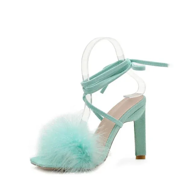 Feather Women High Heels^