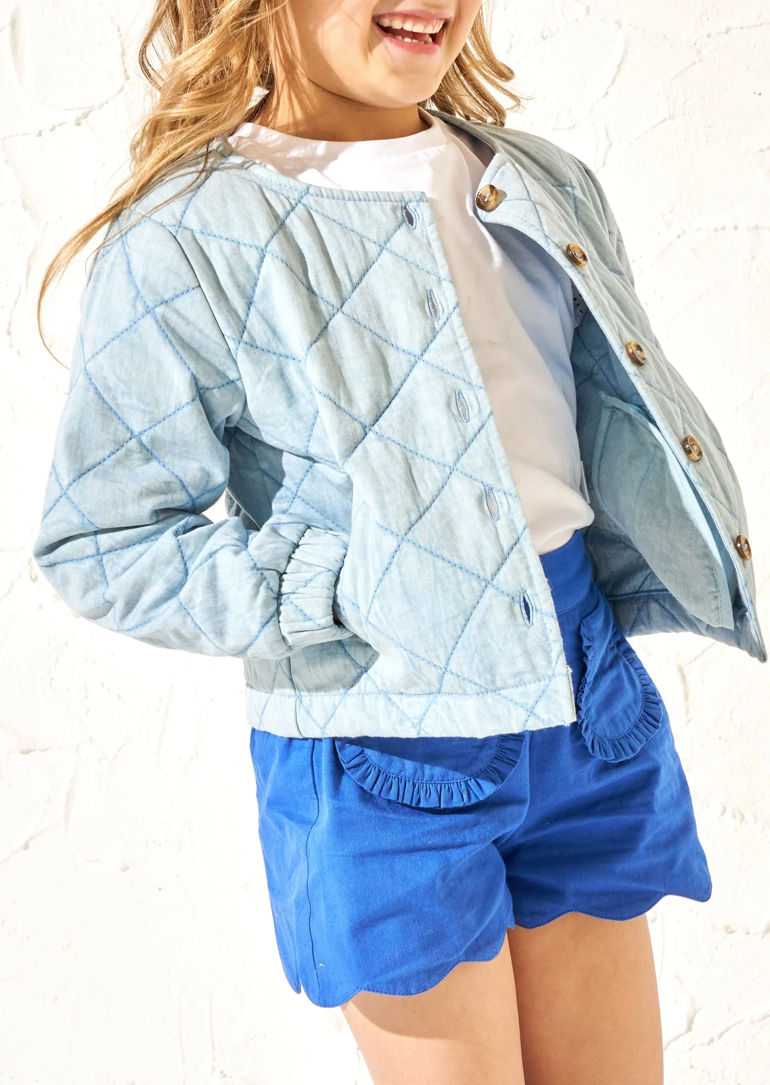 Felice Quilted Denim Jacket