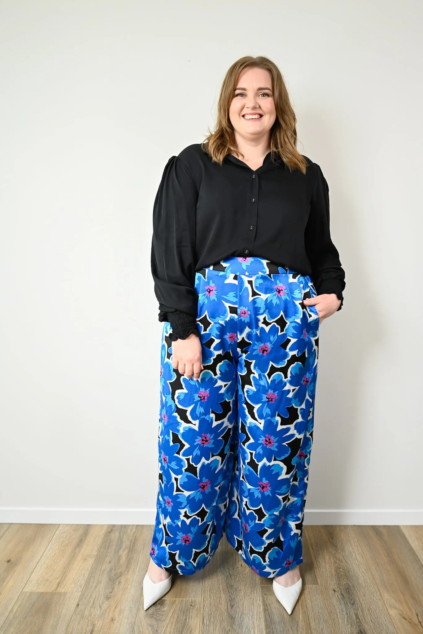 Florence Pants - Retro Blue