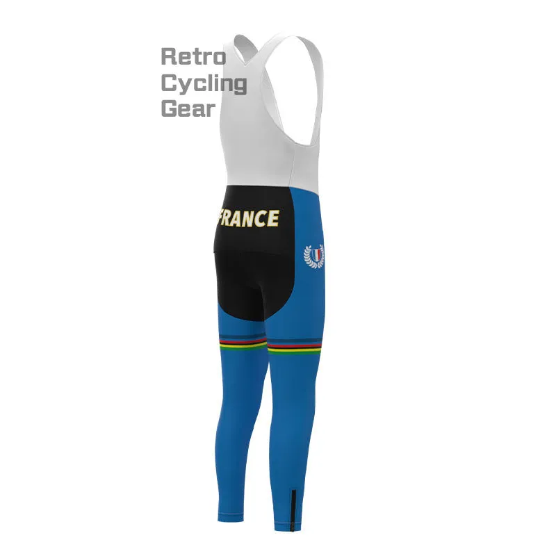 France Fleece Retro Cycling Pants