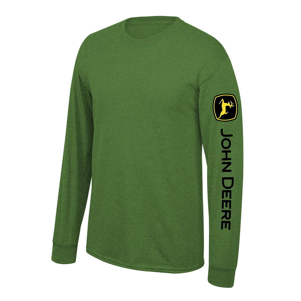 John Deere Men's Green Long Sleeve Construction Tee