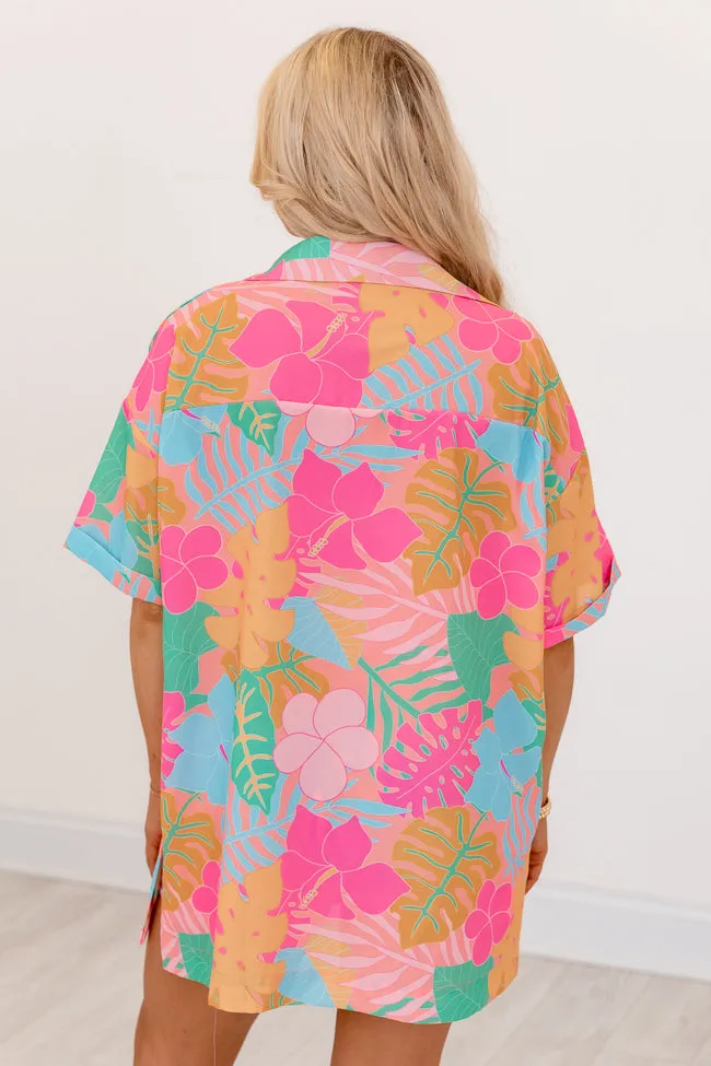 Kabana Krew Bold Tropical Button Up Shirt