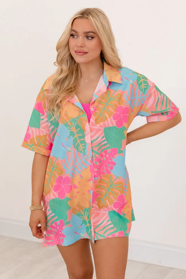 Kabana Krew Bold Tropical Button Up Shirt