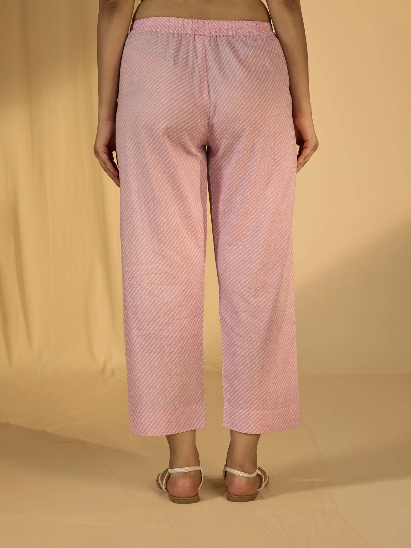 Little Lavender Cotton Straight Pant