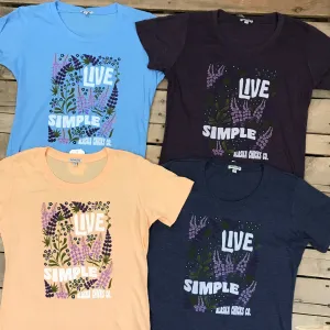 Live Simple Wildflower T-shirt