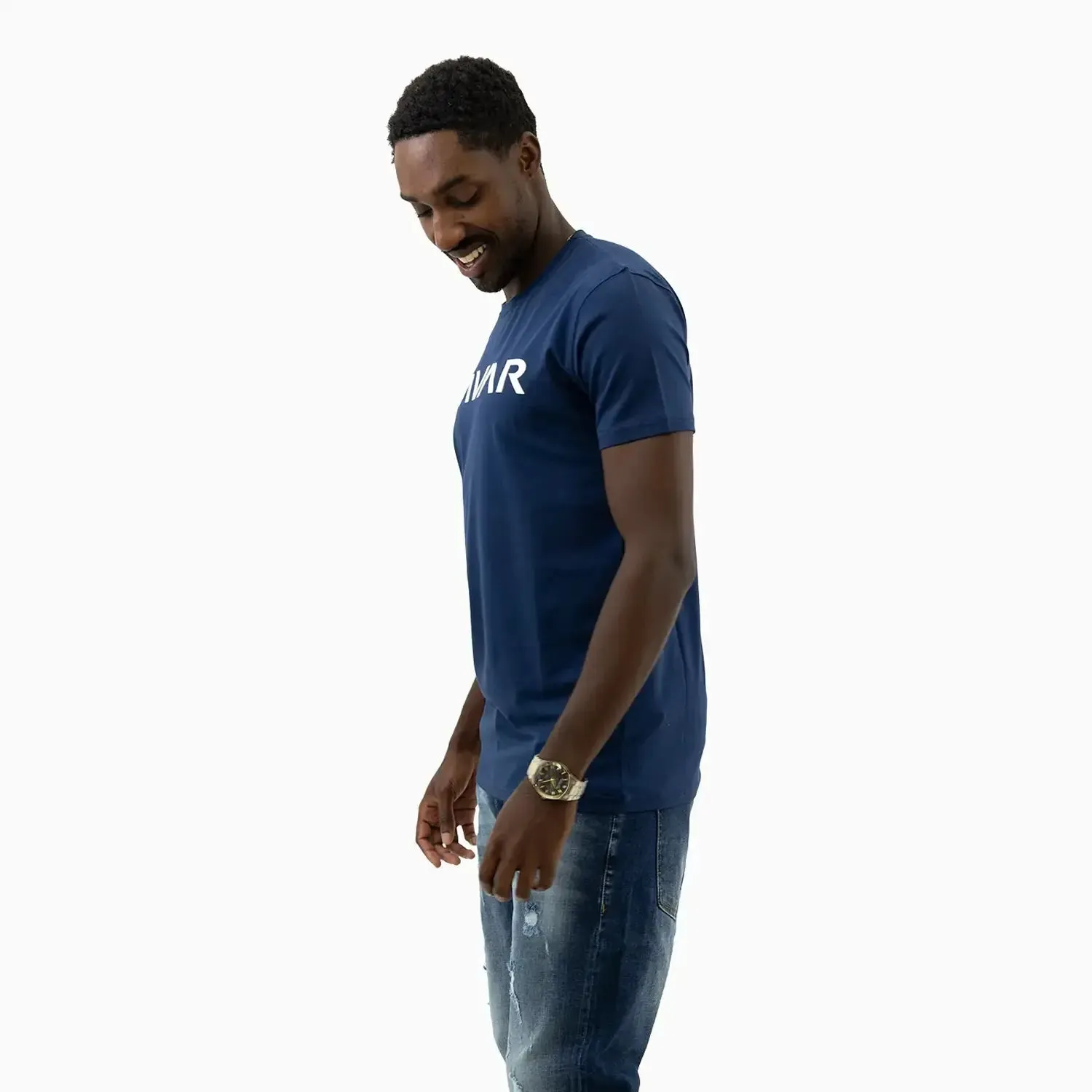 Men's Bold Navy Blue T Shirt