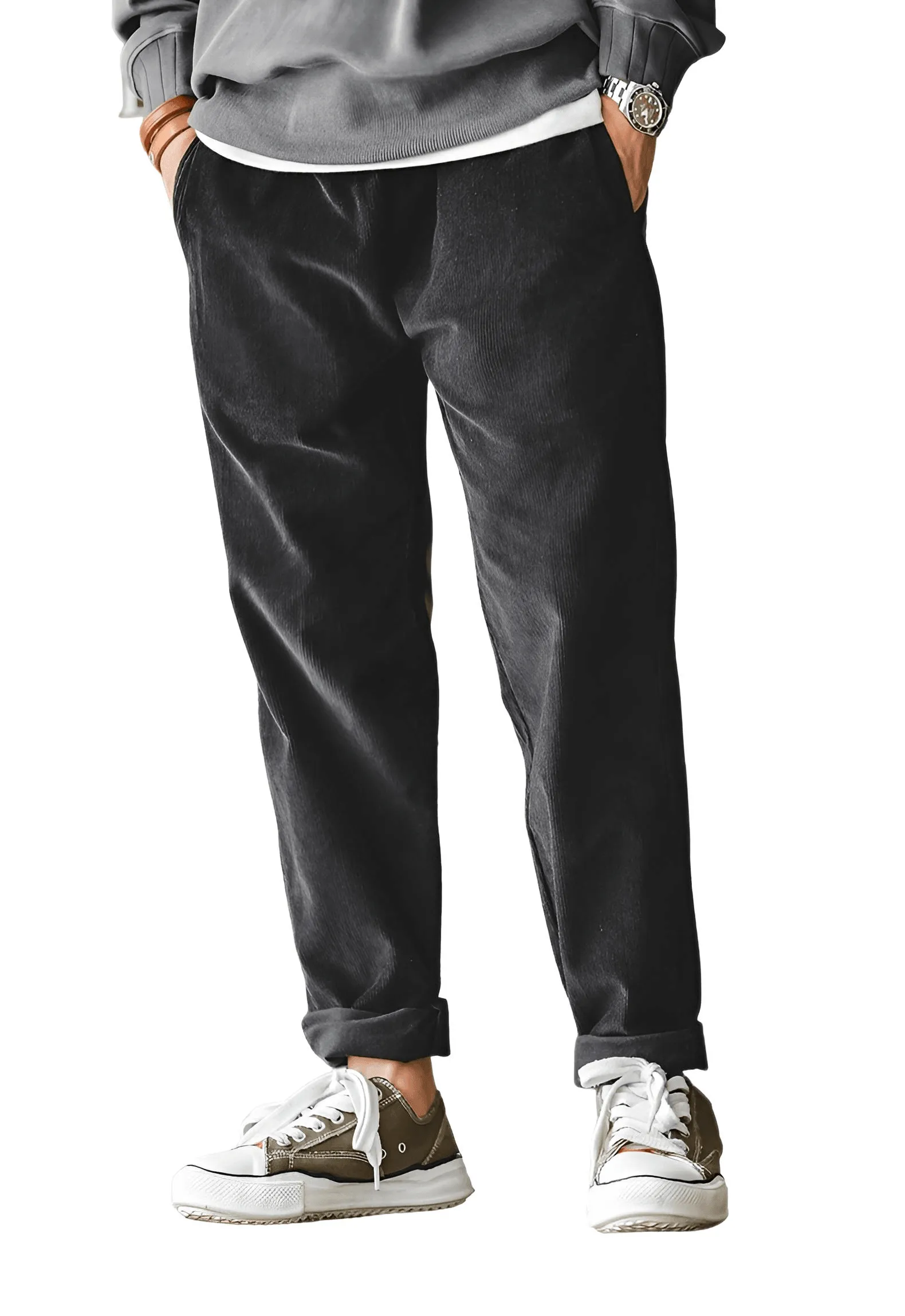 Men's Retro Straight Leg Pants