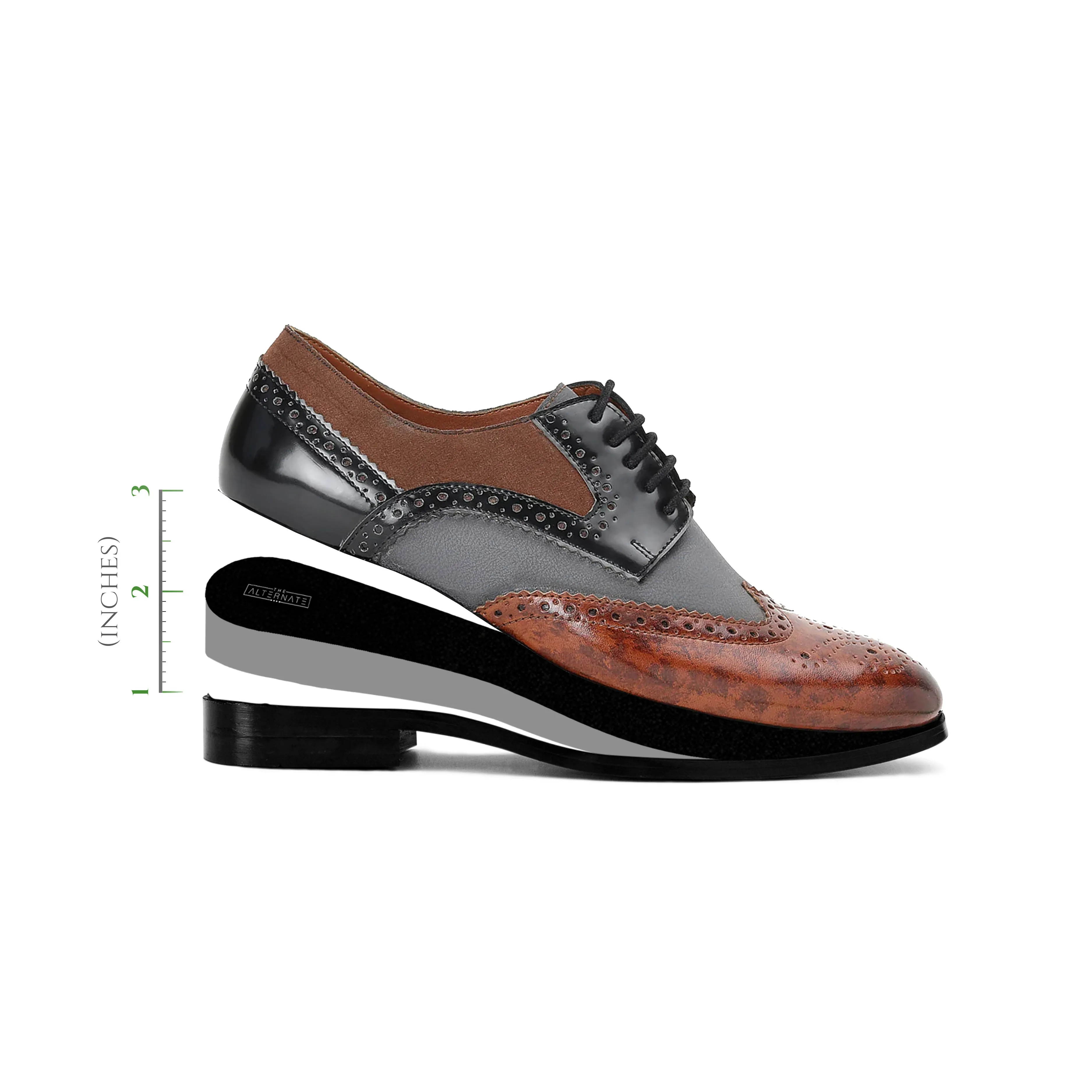 MULTI TONE BROGUES - HEIGHT ELEVATION