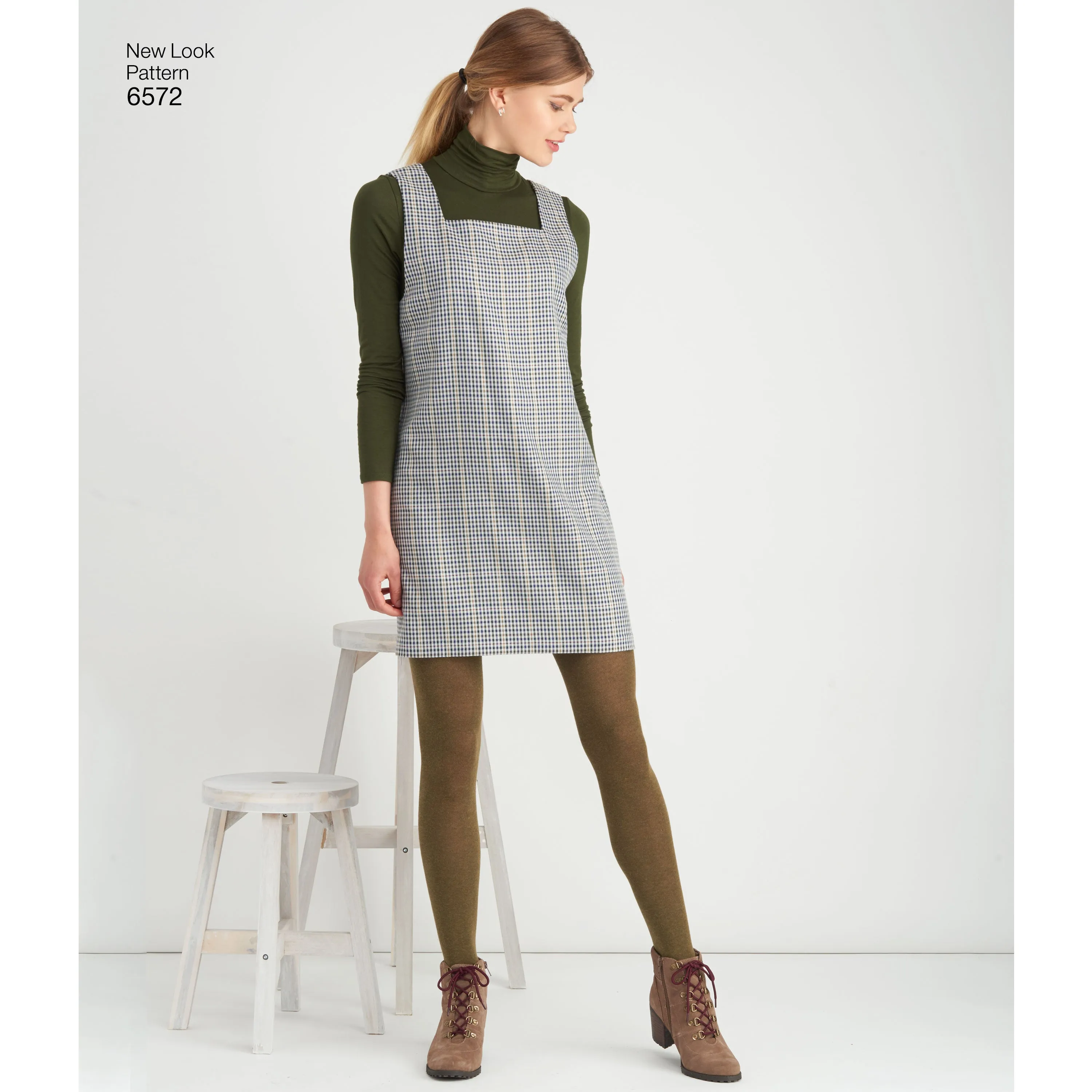 Newlook Pattern 6572 Misses' Jumper Dress