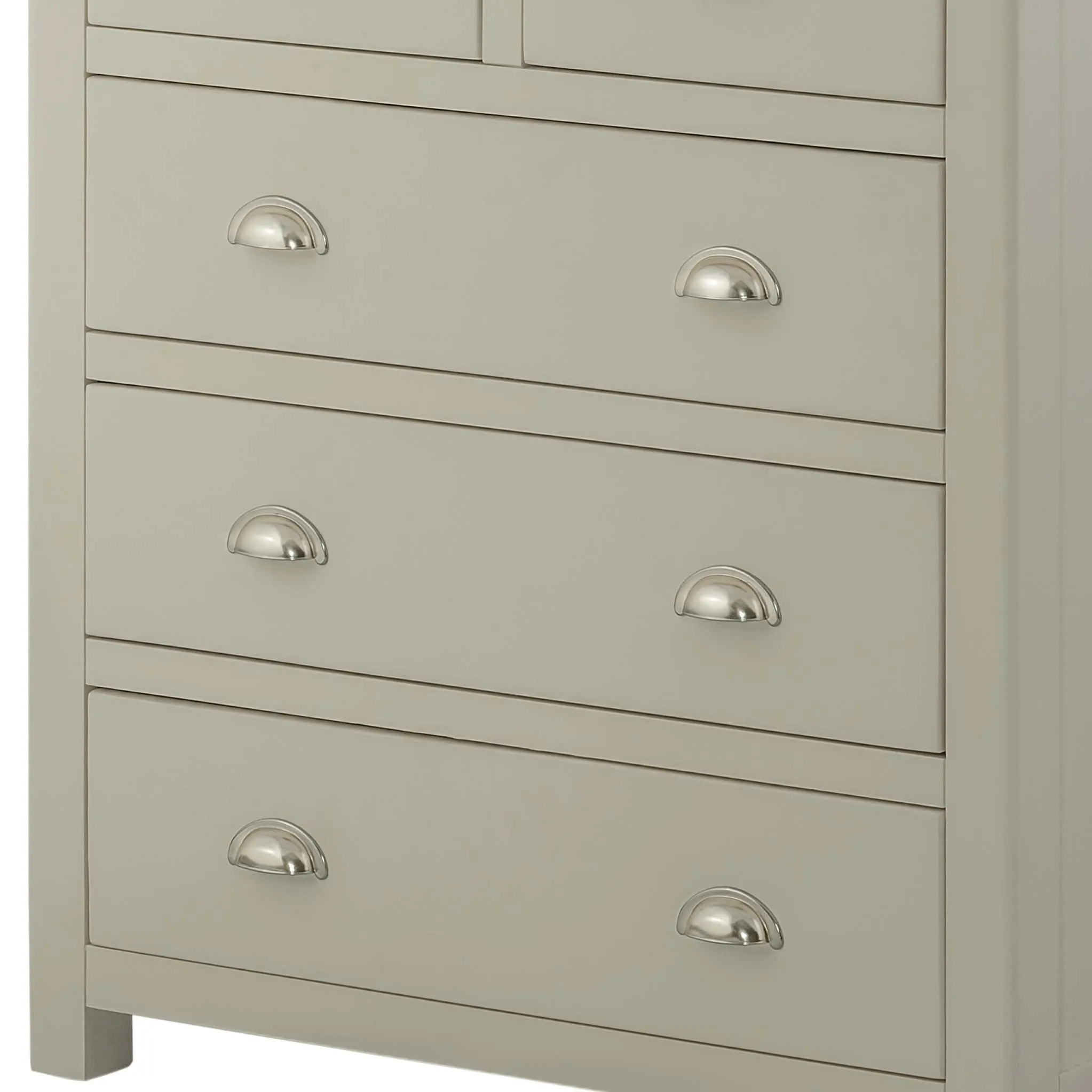 Padstow Grey 2 over 3 Drawer Chest