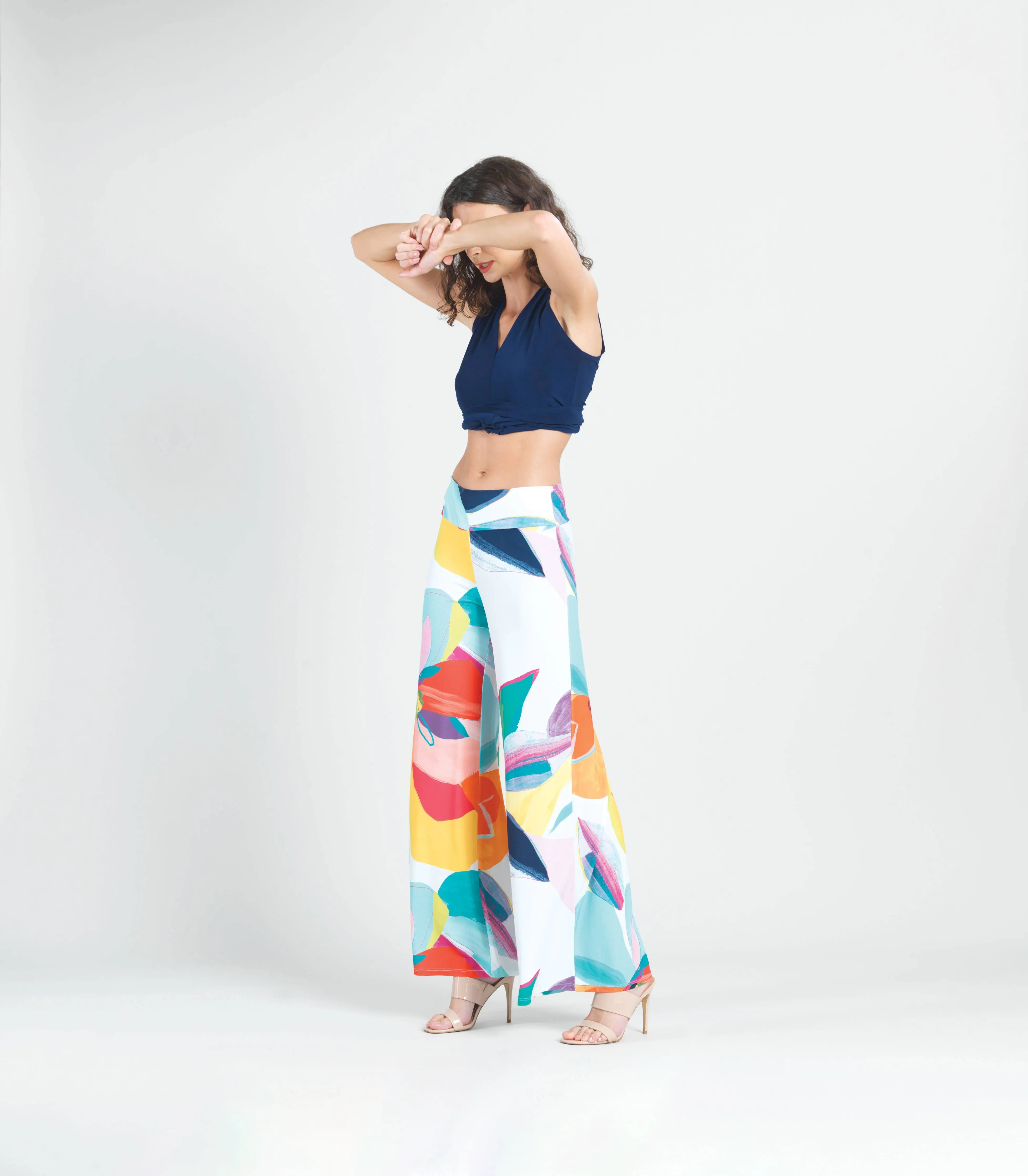 Palazzo Pant - Sunburst Petal: MULTI