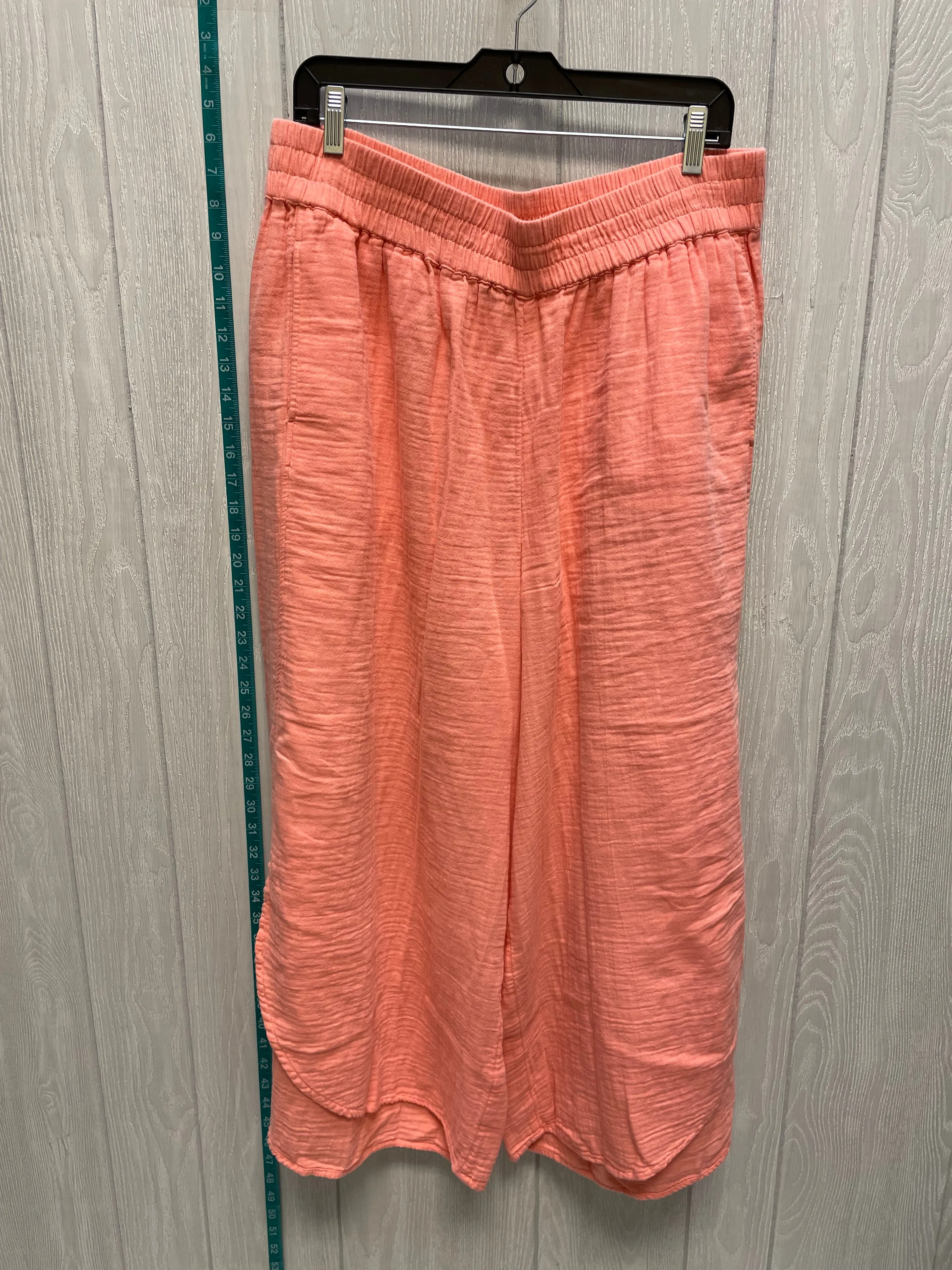 Pink Pants Linen Lane Bryant, Size 16