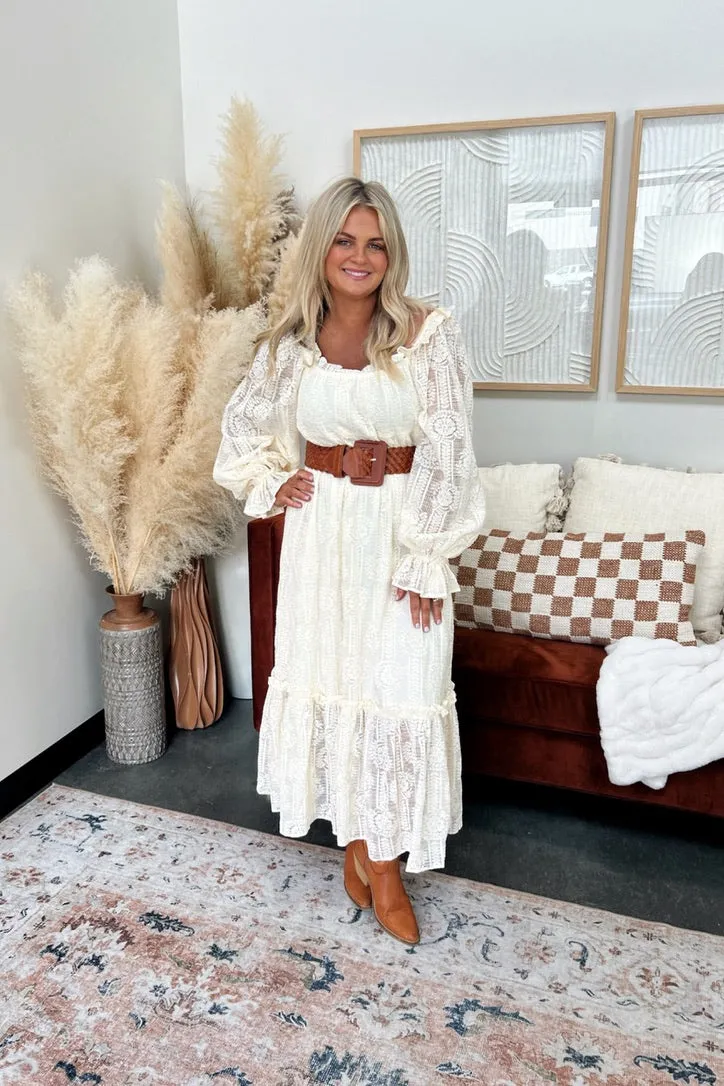 Pure Wonder Lace Tiered Maxi Dress