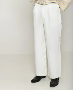 RECYCLE HIBIKI WHITE PANTS