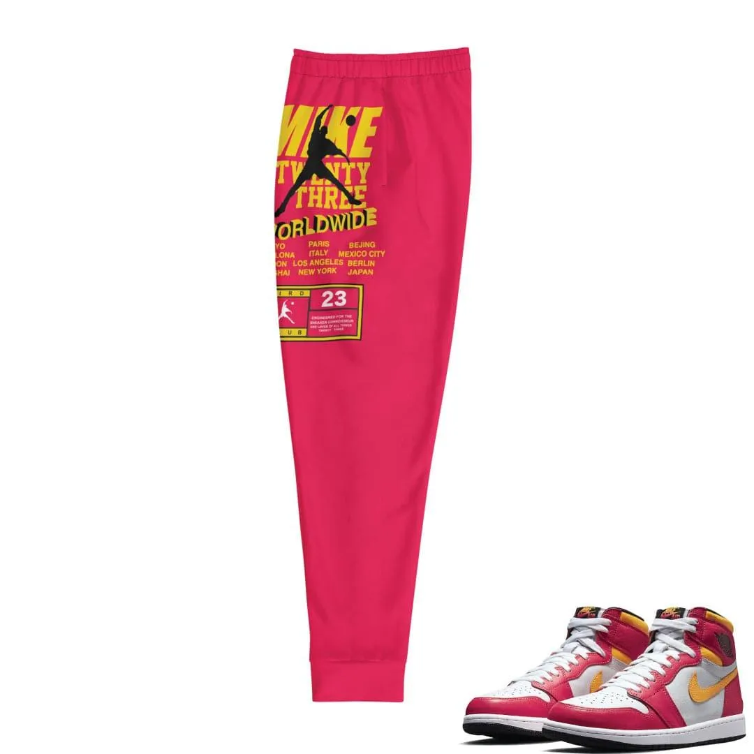 Retro 1 Fusion Red pants