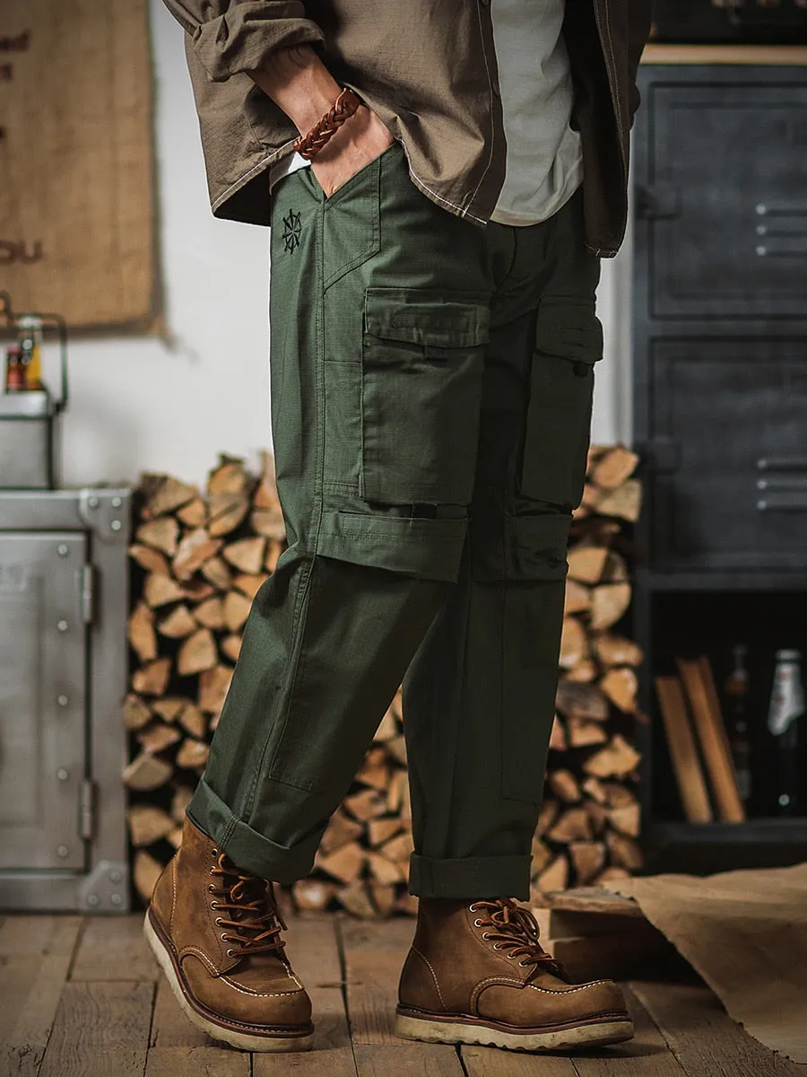 Retro Tactical Hunter Green Pants