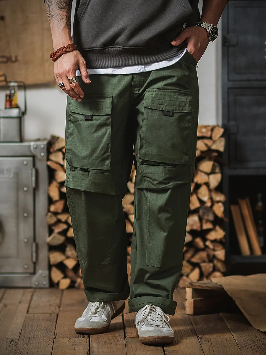 Retro Tactical Hunter Green Pants