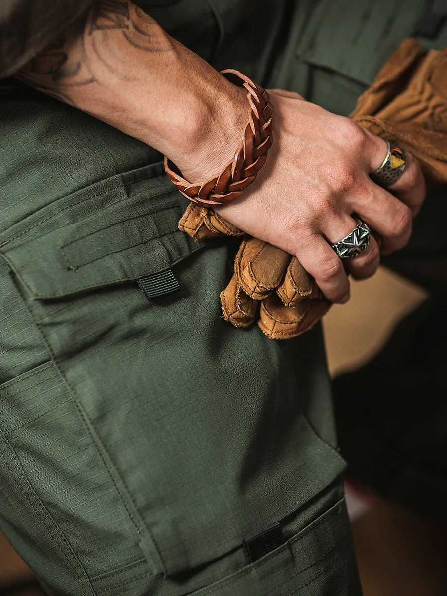 Retro Tactical Hunter Green Pants