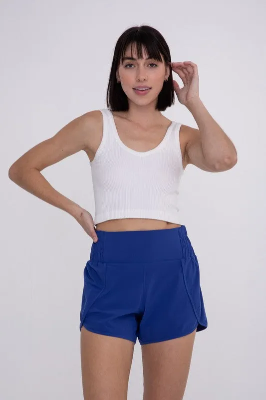 Ribbed Seamless Cropped Tank Top